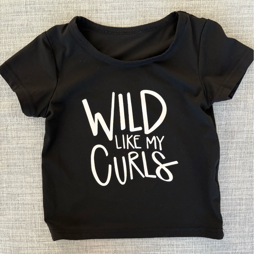 Black Graphic Kids T-Shirt Unisex